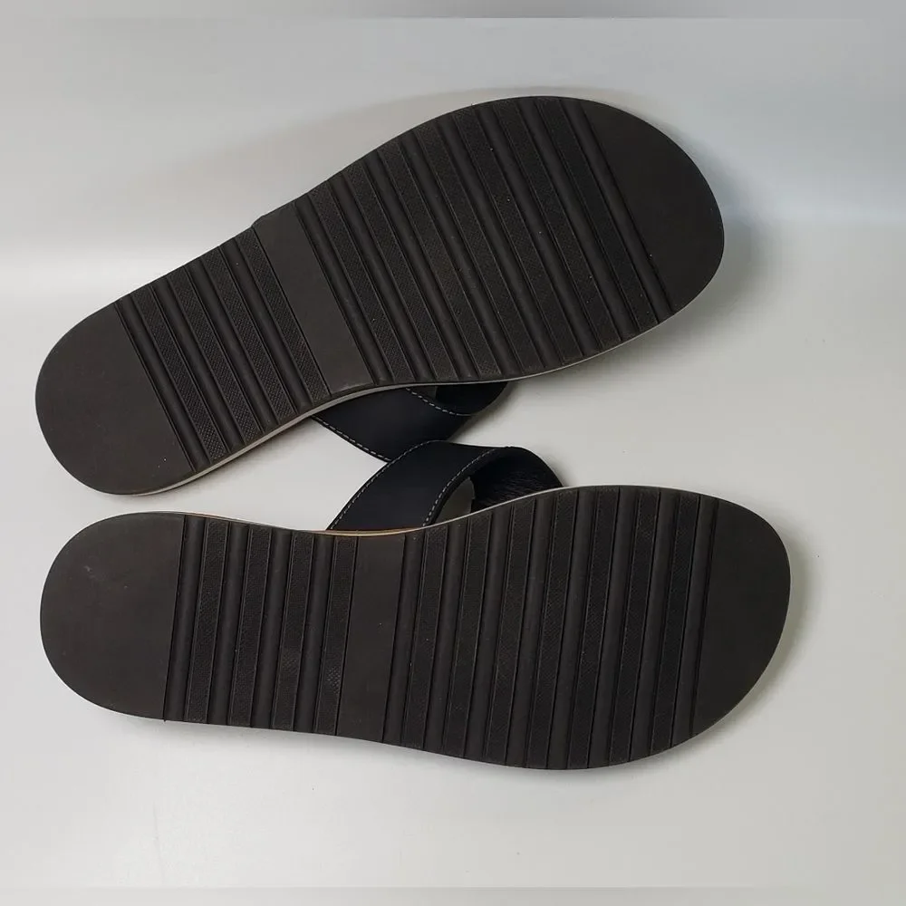 Warfield & Grand Men's Leather Sandals Flip flops Size 9